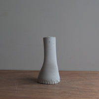 鶏の一輪挿し・白マット|teto ceramics 石井啓一