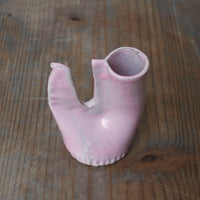 鶏の一輪挿し・ピンク|teto ceramics 石井啓一