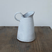 ピッチャー小・白色|teto ceramics 石井啓一