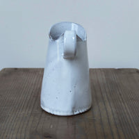 ピッチャー小・白色|teto ceramics 石井啓一