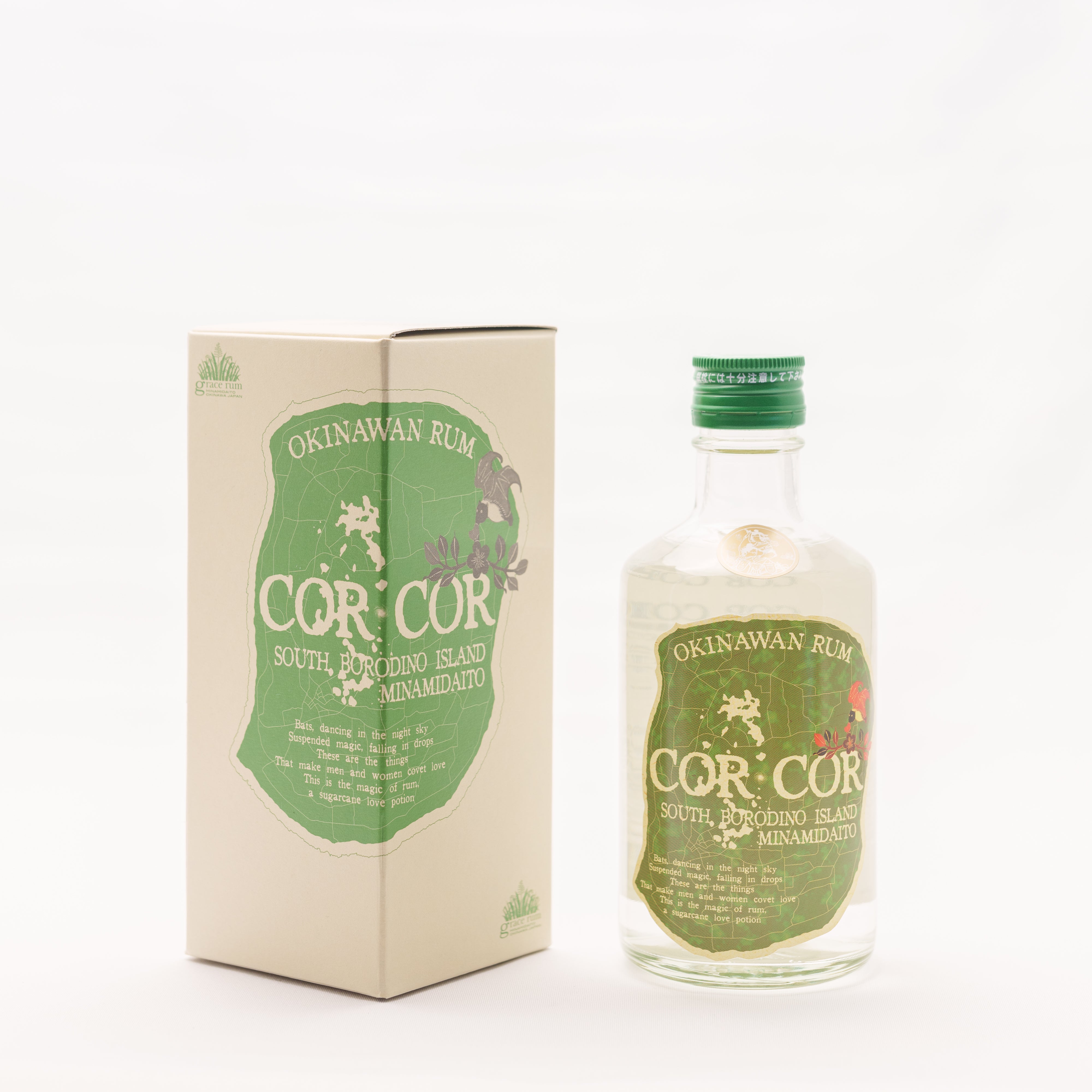 ★新品未開封★ 沖縄産 ラム酒 CORCOR・300mlセット × 4箱 COR COR 40度 ❘糖蜜によるしっかりとした味わいがたまらない
