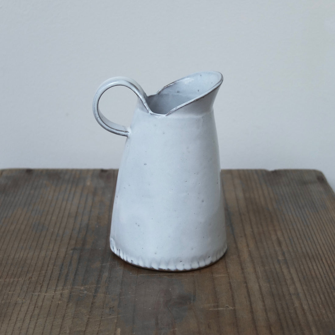 ピッチャー小・白色｜teto ceramics 石井啓一