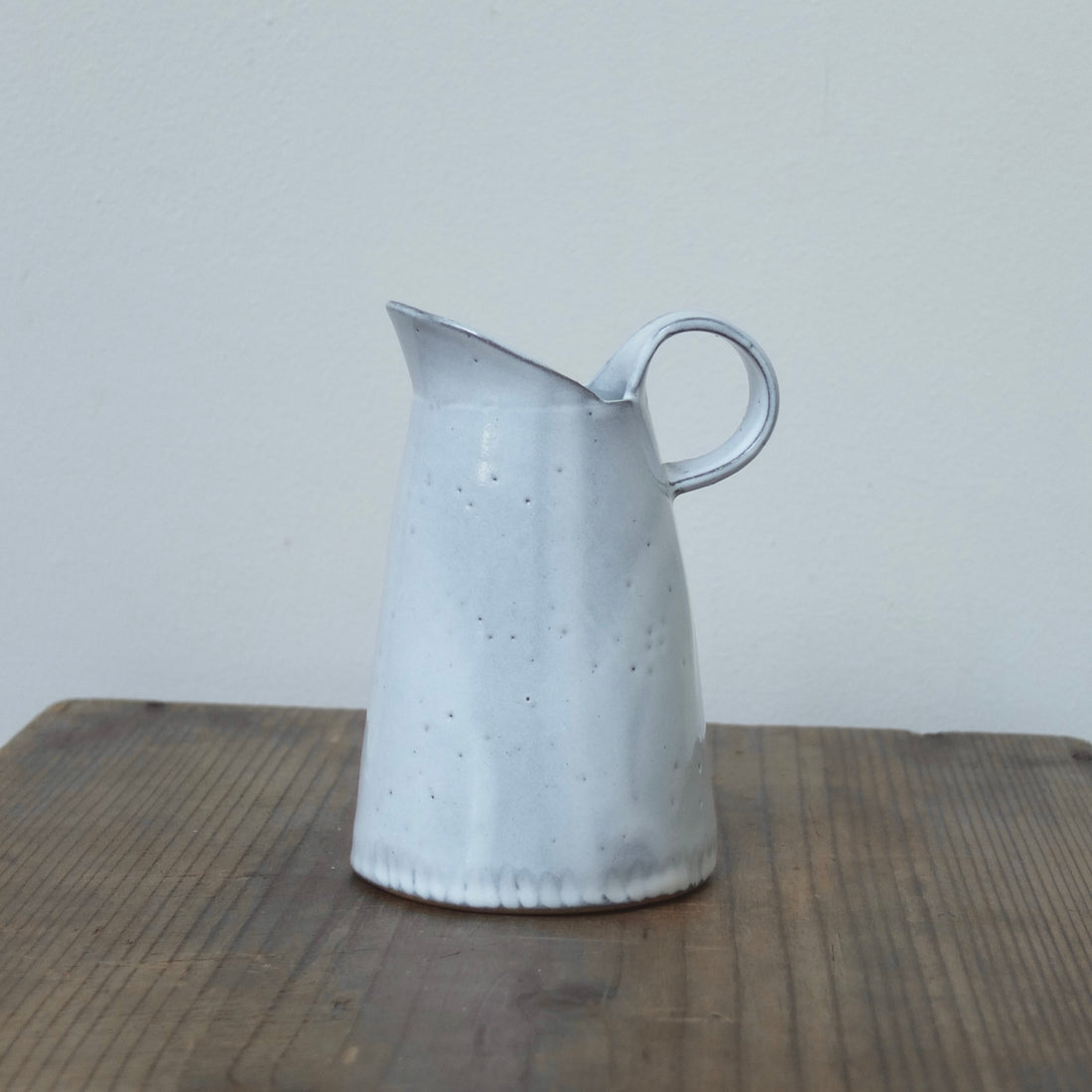 ピッチャー小・白色｜teto ceramics 石井啓一
