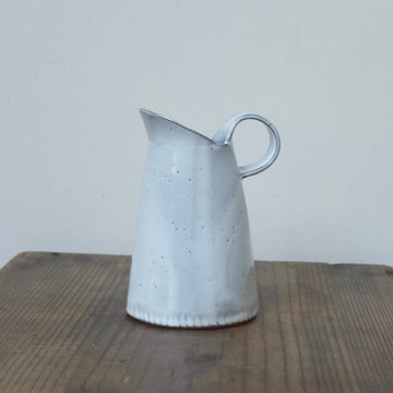 ピッチャー小・白色｜teto ceramics 石井啓一