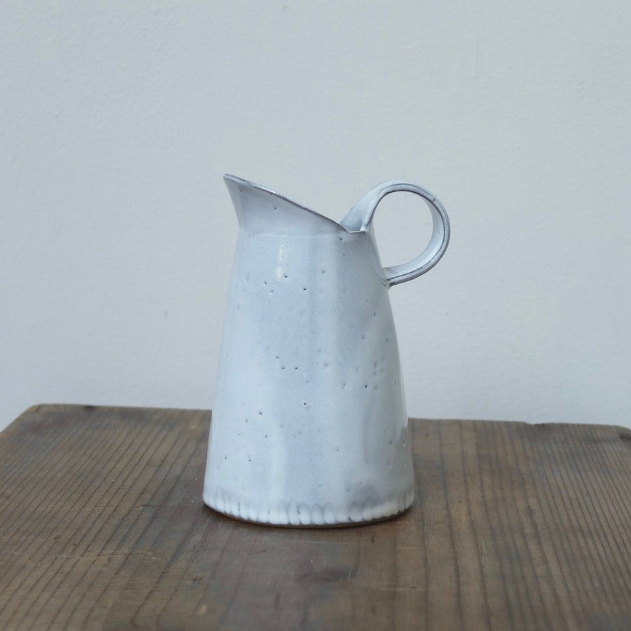 ピッチャー小・白色｜teto ceramics 石井啓一