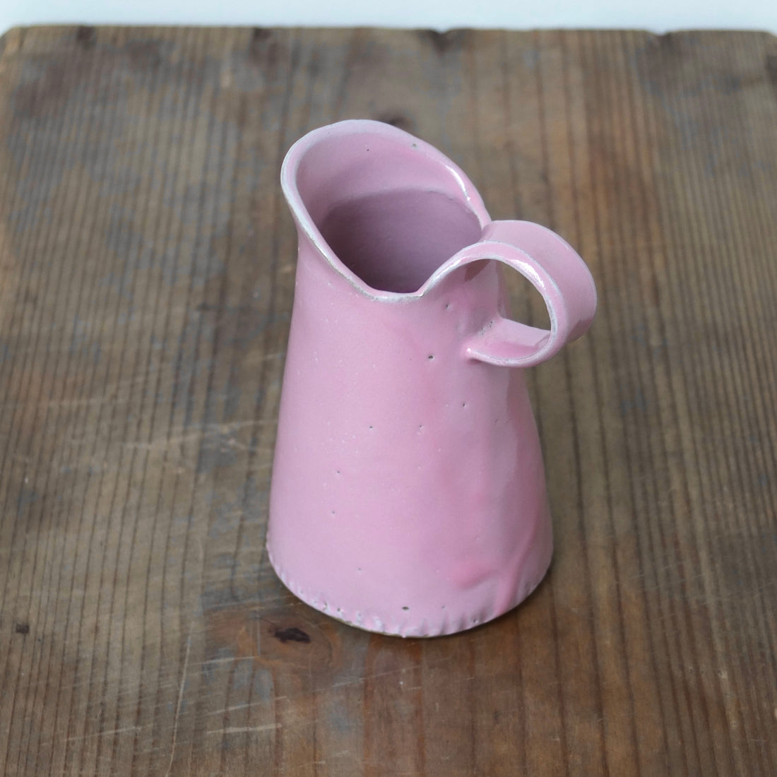 ピッチャー小・ピンク色｜teto ceramics 石井啓一