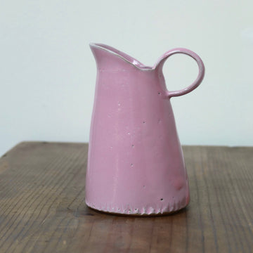 ピッチャー小・ピンク色｜teto ceramics 石井啓一
