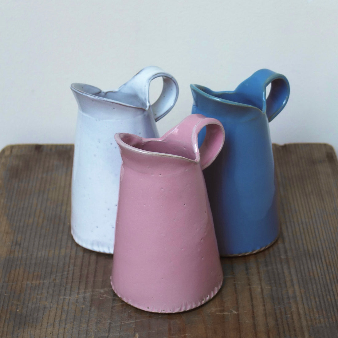 ピッチャー小・白色｜teto ceramics 石井啓一