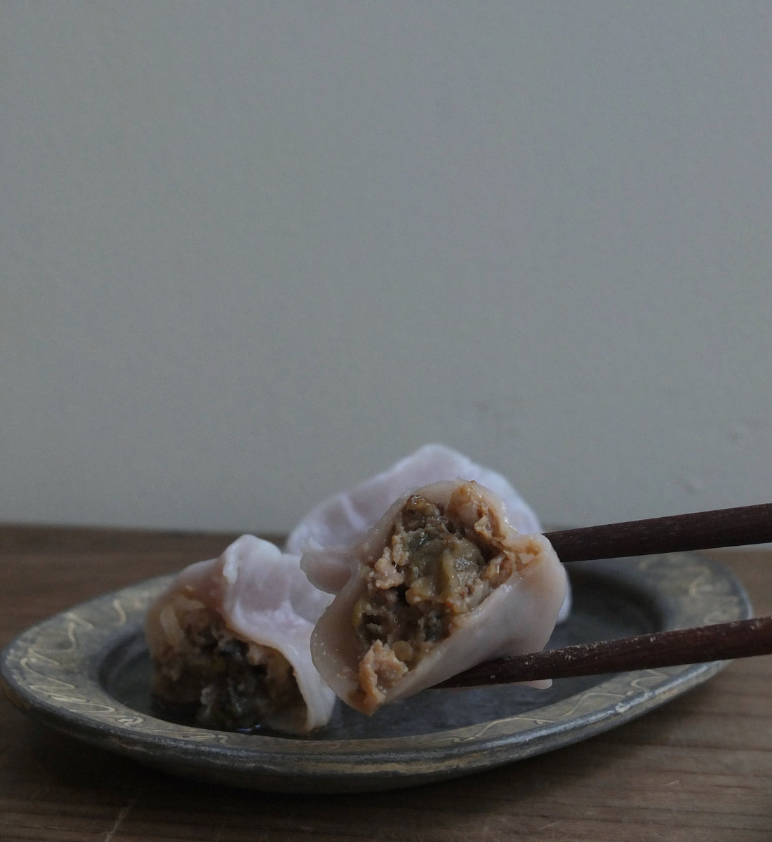 ＜季節限定＞ 餃子のかわしも｜茄子の水餃子 12個入