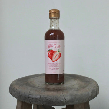 中野酢｜トロっとあらごし 濃厚いちご酢300ml