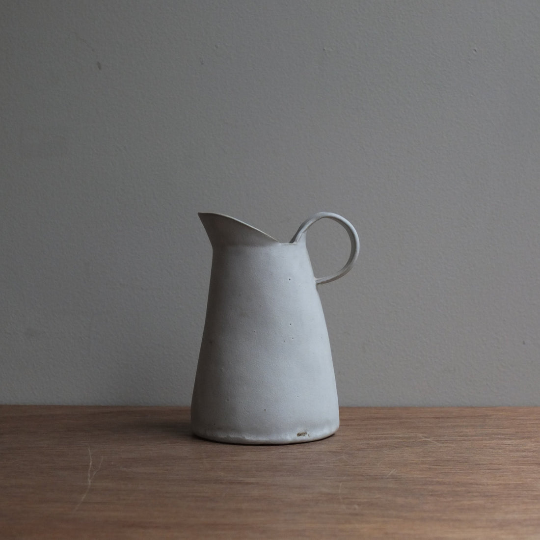 ピッチャー小・白色｜teto ceramics 石井啓一