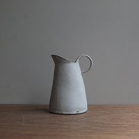 ピッチャー小・白色｜teto ceramics 石井啓一